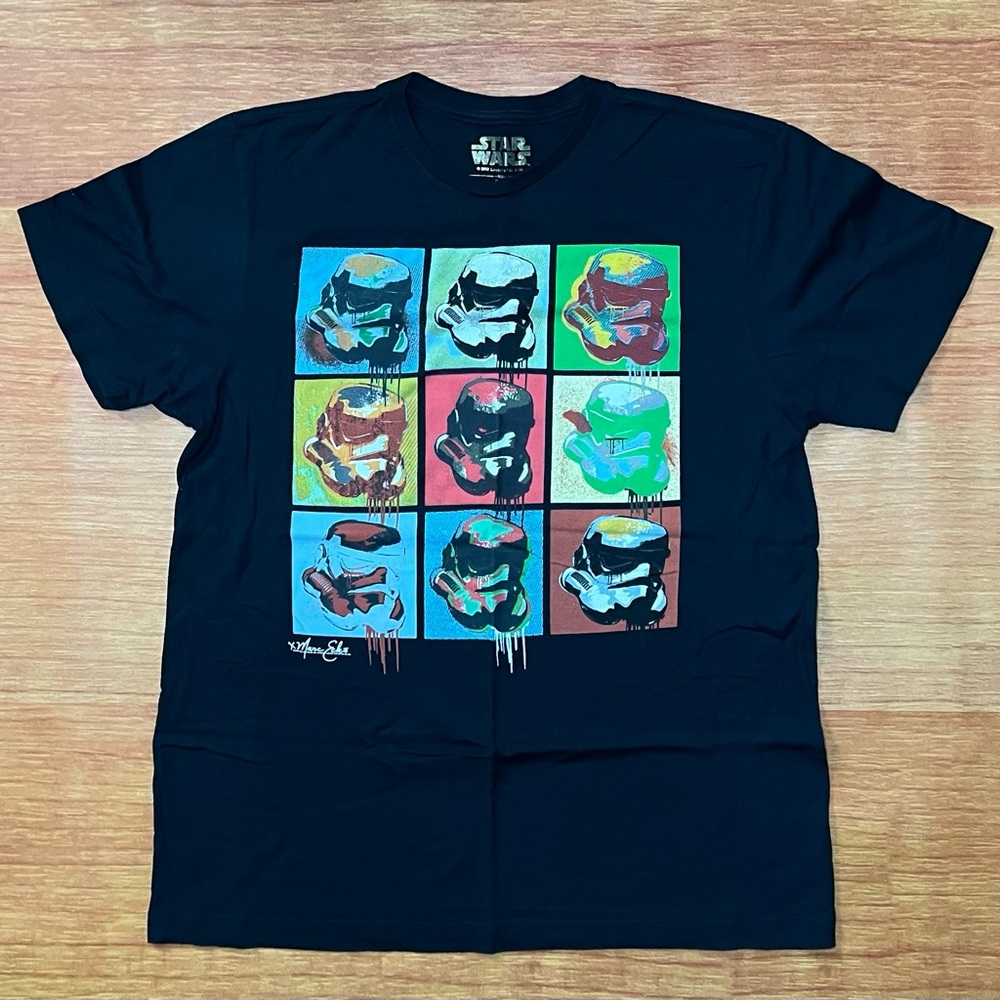 Marc Ecko x Star Wars Cut N Sew Mens Warhol Large Black Shirt